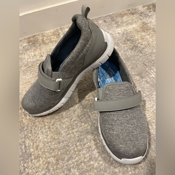 Anodyne Women's No. 11 Sport Trainer Sneaker Diabetic Gray Size 8.5 Wide - Picture 1 of 9